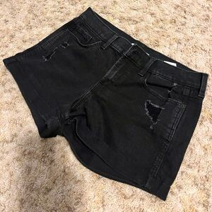Old Navy boyfriend black Jean shorts size 4